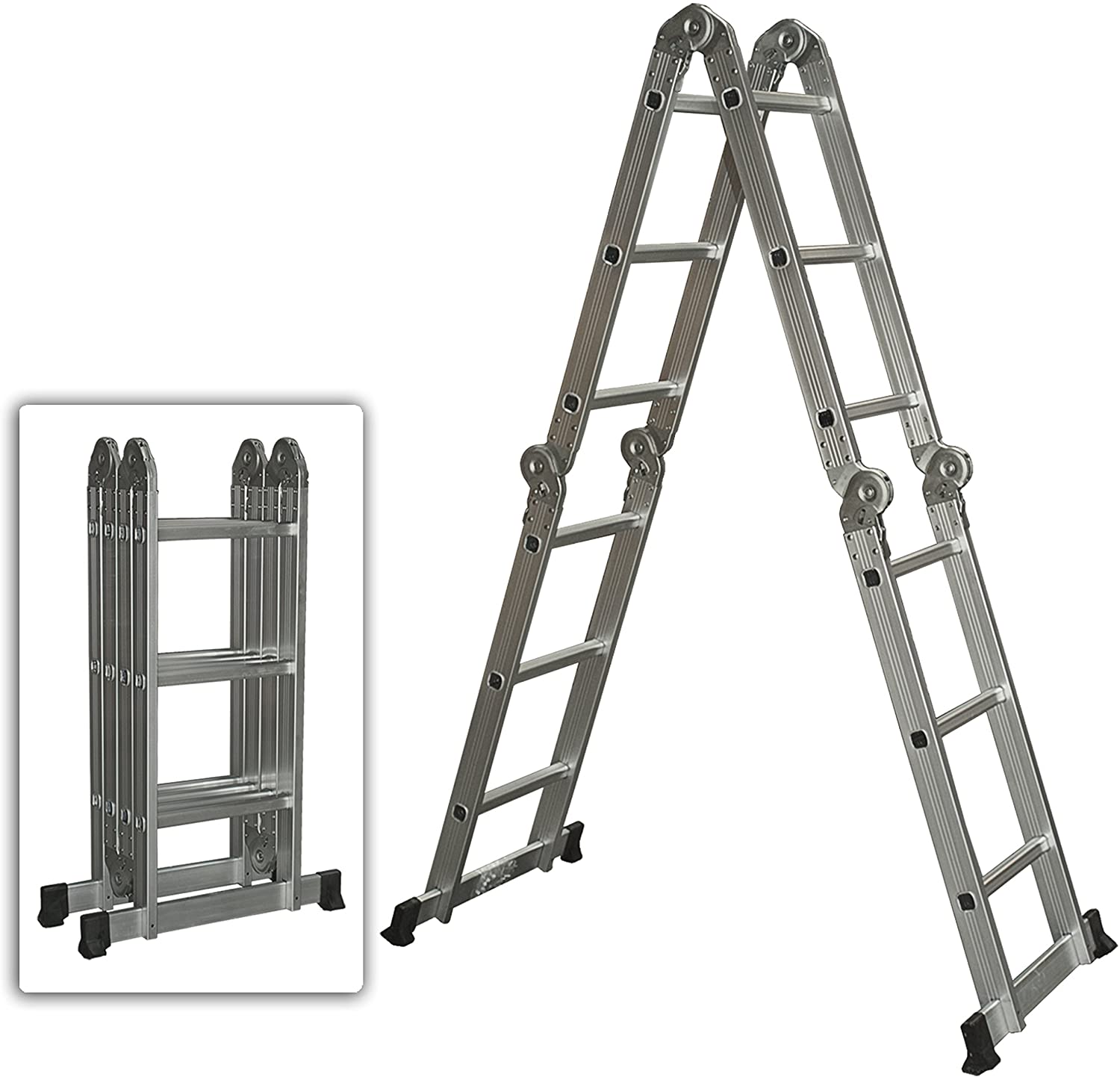 the aluminum ladder